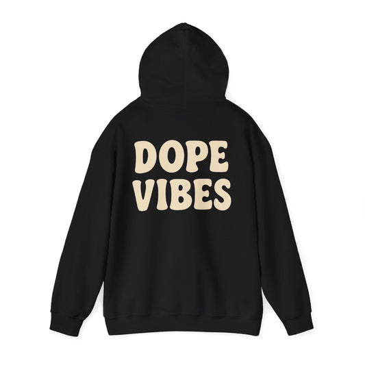 Dope Vibes Hoodie – Retro Black