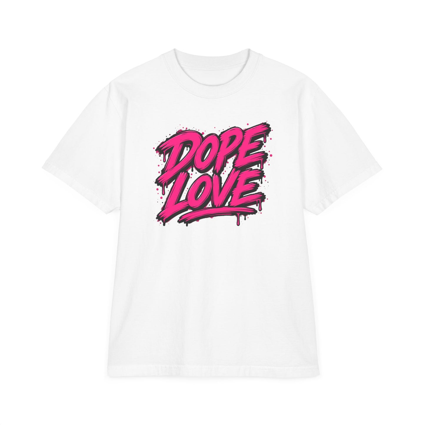 Dope Love Tee (Pink) — Drop Shoulder