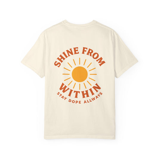 Shine From Within Tee – Ivory Uplifting T-Shirt